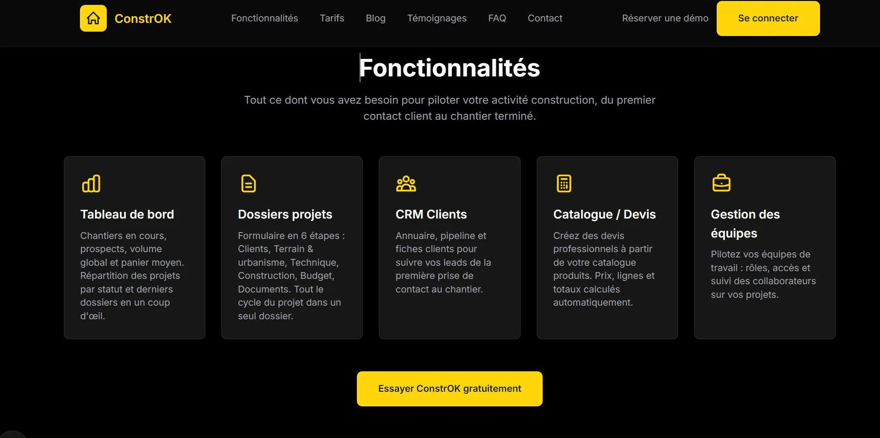 ConstrOK — Des modules complets
