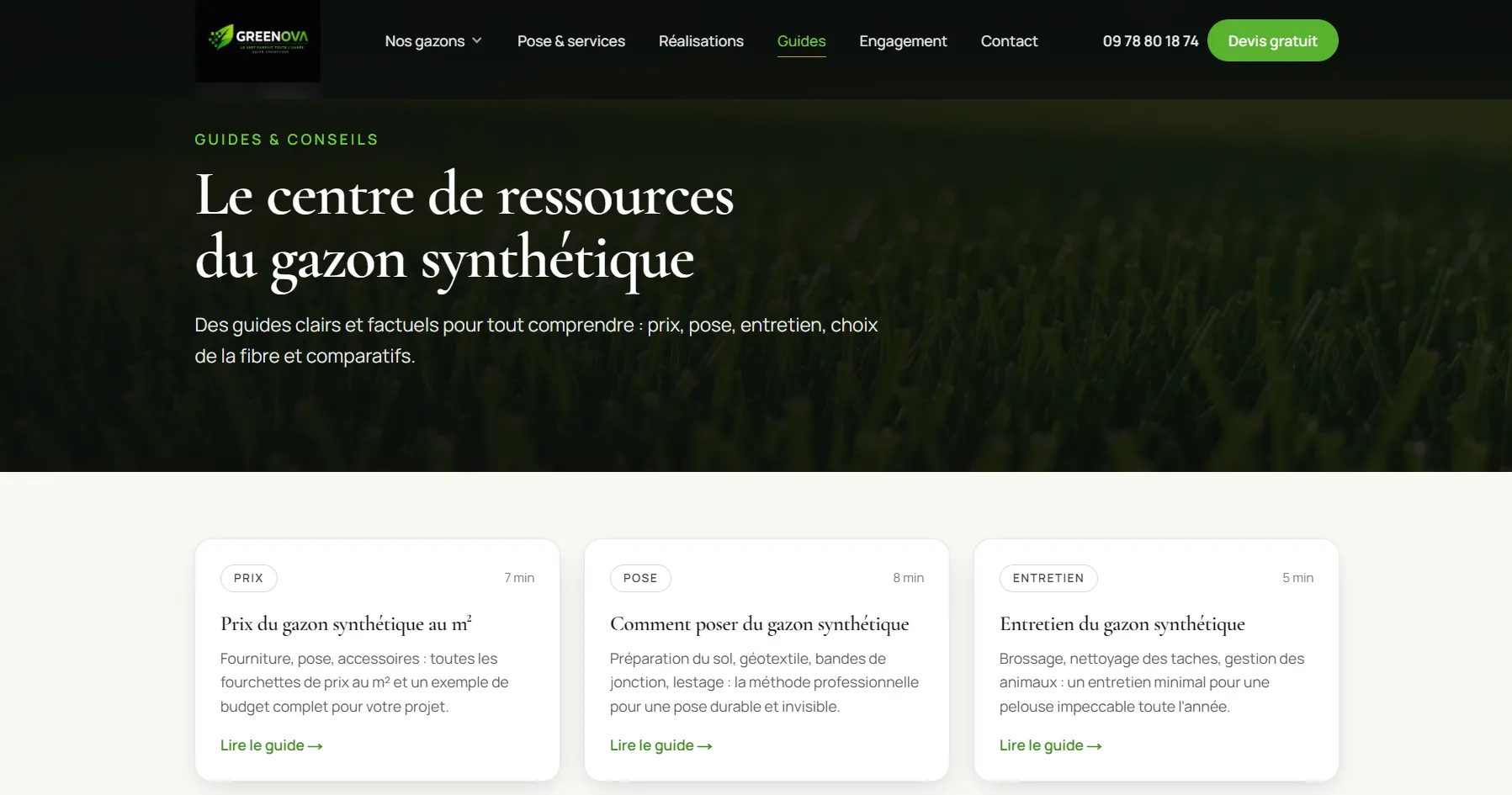 Greenova — Le centre de ressources