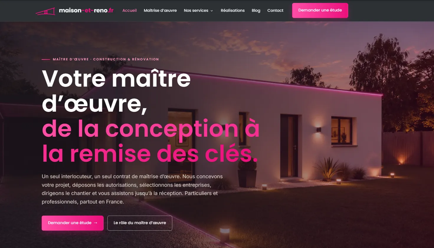 maison-et-reno — Le site (démo)